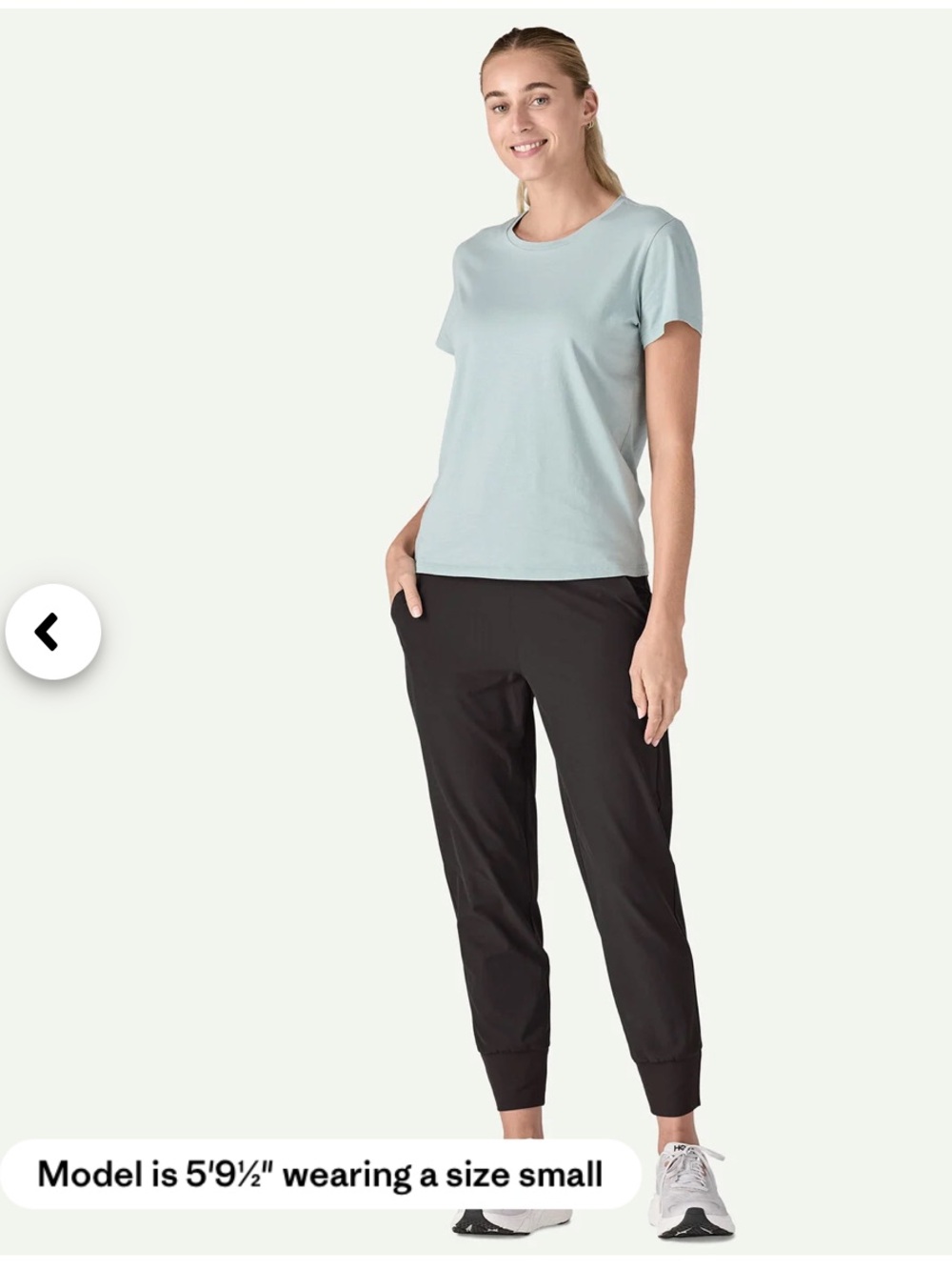 Patagonia Happy Hike Studio Pants, Size XS, Forge Grey
